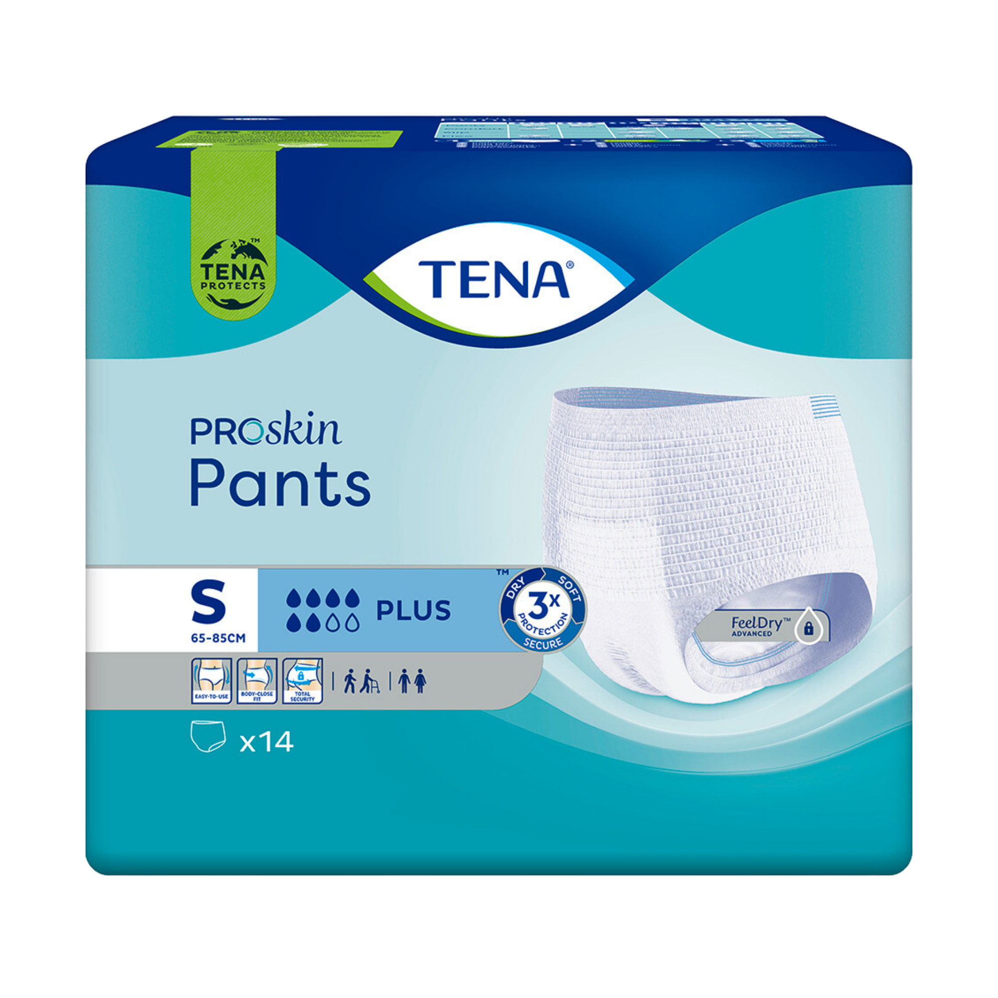 Tena Pants Proskin Plus Small Disposable Pads & Liners