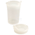 ADL feeding cup with standard blunt spout for easy drinking and control.