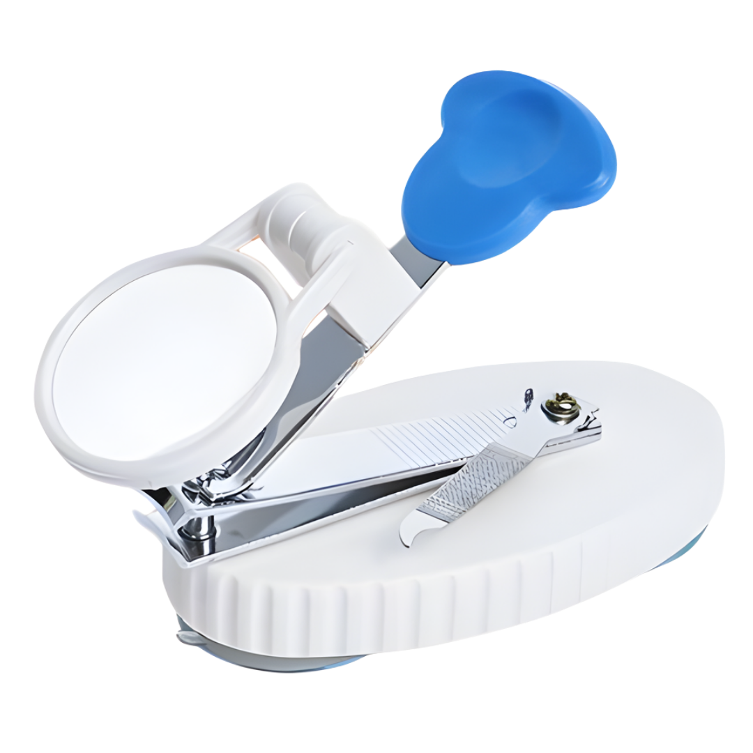 Nail Clippers & Sander Combination Set with Magnifier, durable grooming aid for safe nail care at home or in aged care.