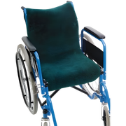 Standard medical-grade sheepskin wheelchair cover offering comfort, pressure relief, and skin protection.