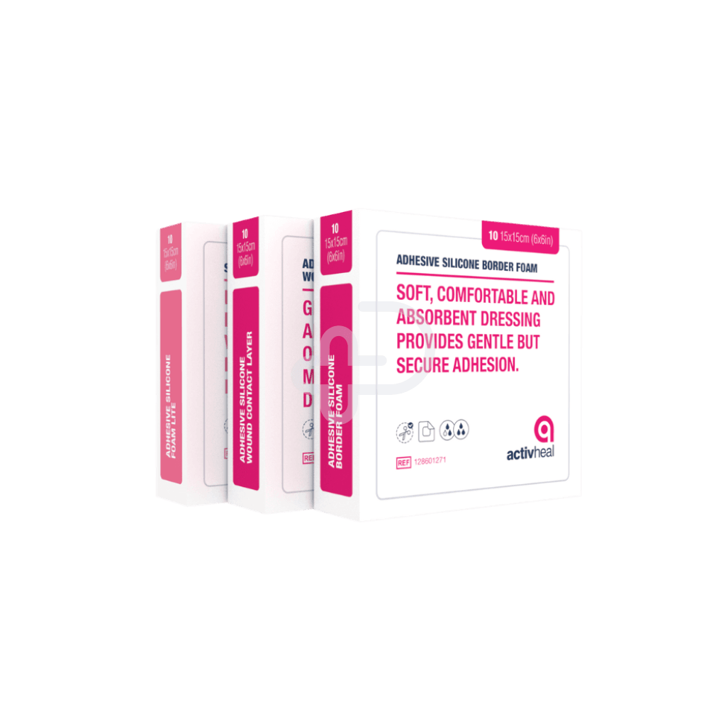 ActivHeal Silicone Adhesive Foam Lite No Border