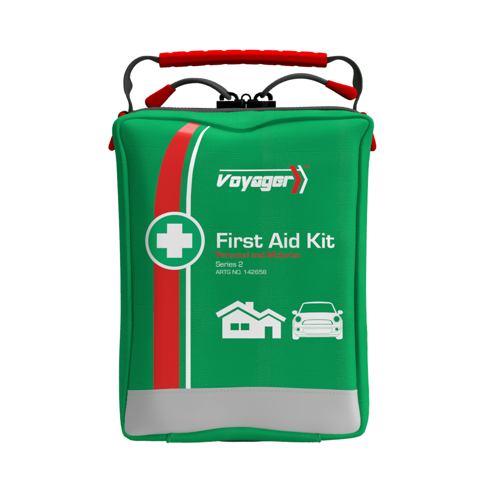 Voyager 2 Series Softpack Versatile First Aid Kit, green soft bag with carry handle
