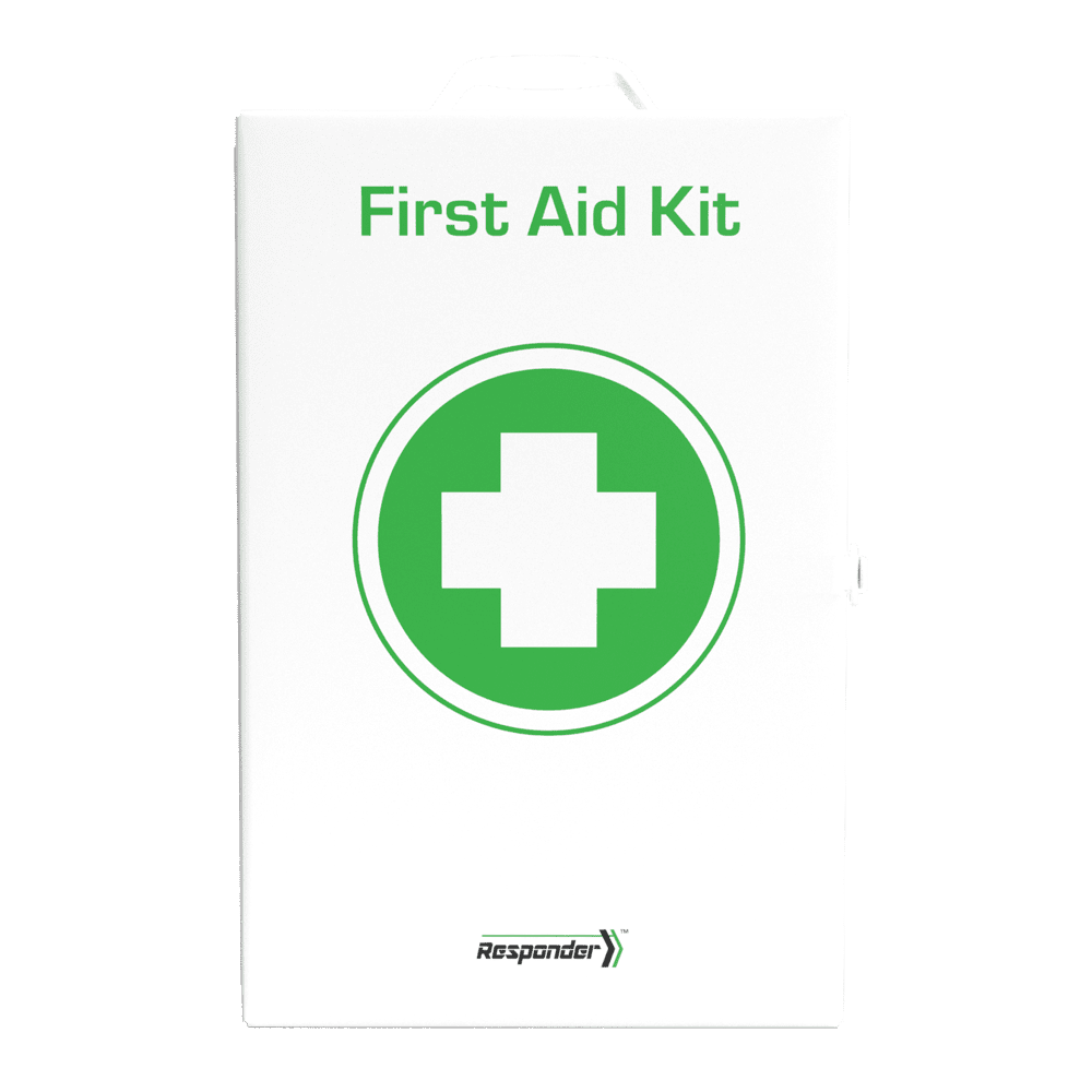 Operator 5 Series Metal Tough First Aid Kit, white wall-mountable metal cabinet