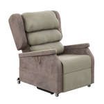 Accora Configura Comfort Lift Chair with lift and recline functions, available in Duratek fabric or vinyl finishes, in small, medium, and large sizes.