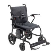 AeroCarbon Powerchair standard model providing lightweight, comfortable and reliable powered mobility for daily use in home, community and aged care environments.