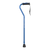Airgo Comfort-Plus Aluminum Cane with offset ergonomic handle and non-slip rubber tip, designed for lightweight, adjustable support and wrist comfort.