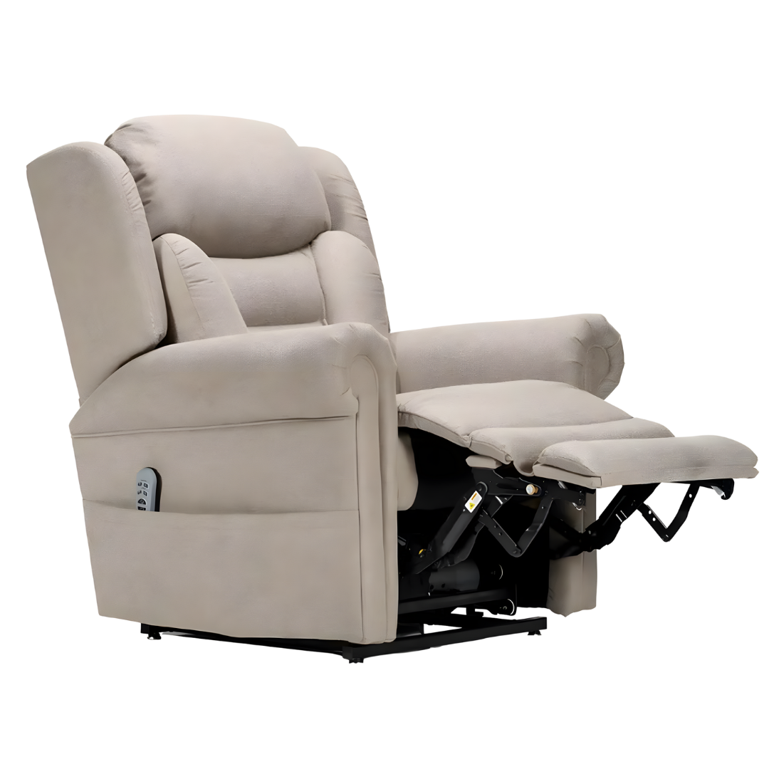 Alivio Donatello Lateral Back Merino Steel Quad Motor Lift Chair Petite, supportive mobility chair with quad motor and stylish durable finish.