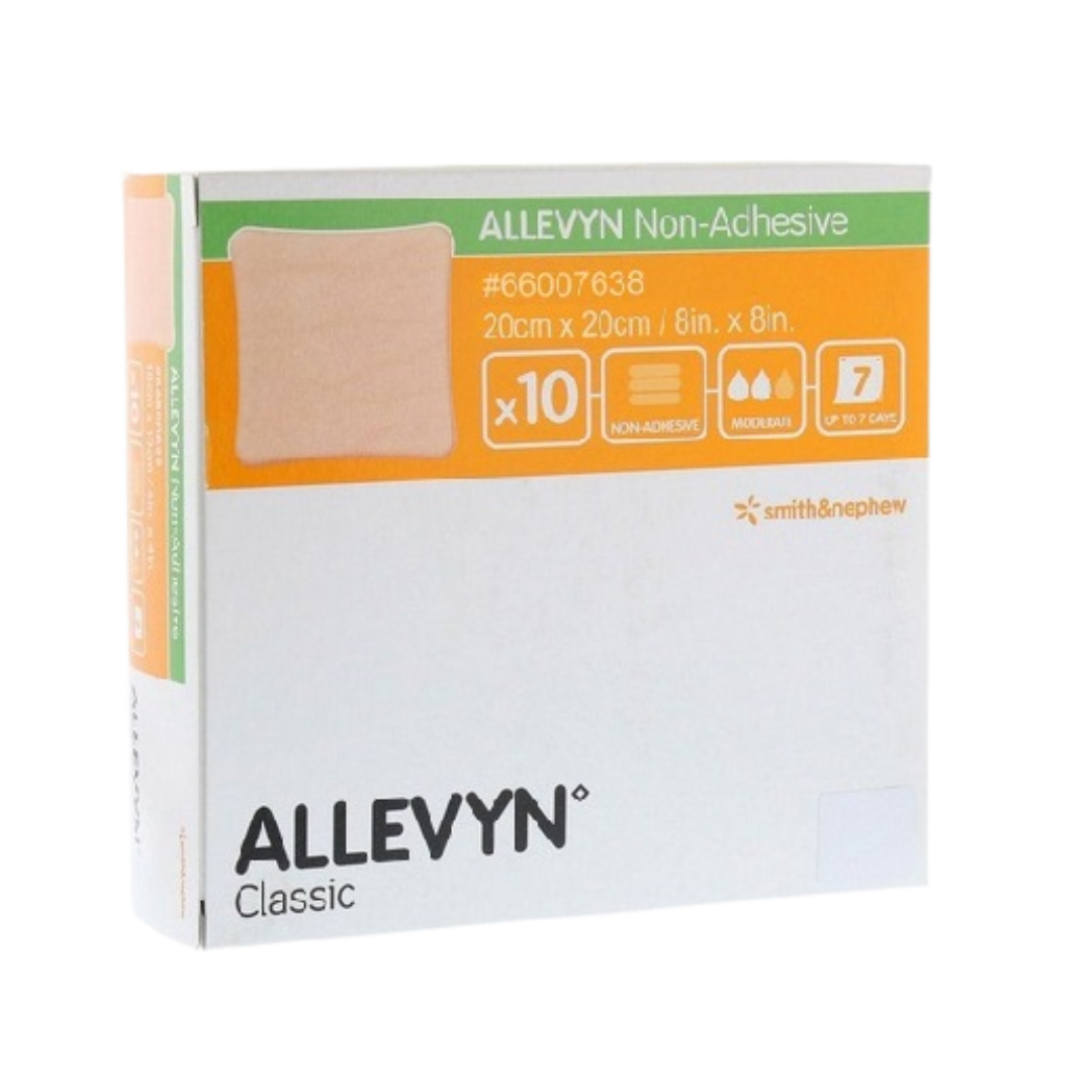 ALLEVYN Non-Adhesive Foam Dressing – Gentle, absorbent wound dressing for fragile skin and moderate to heavy exudate