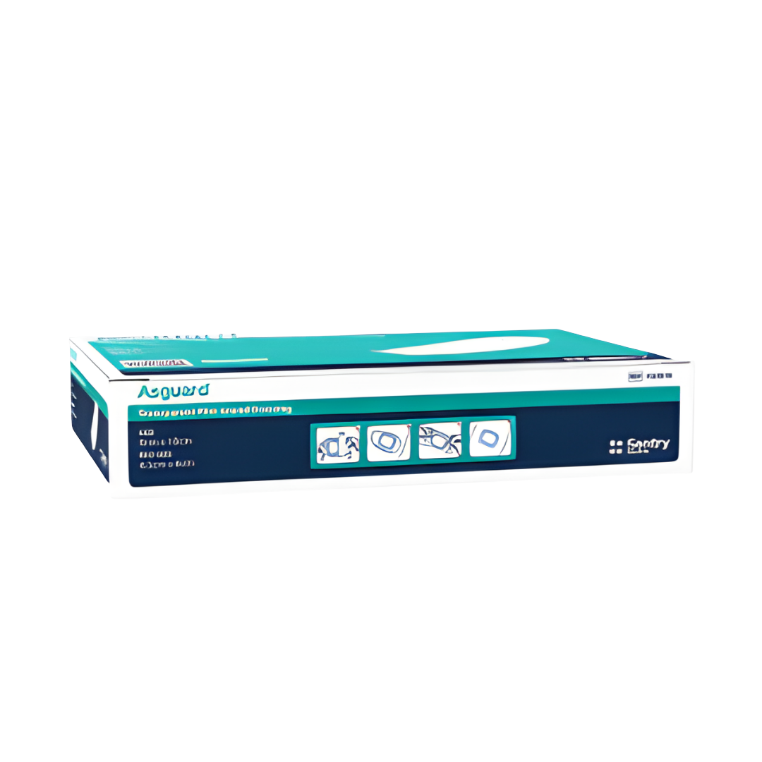Asguard Clear + Film Island Dressing is a transparent, waterproof dressing designed for optimal wound care. It provides a sterile barrier that protects wounds from infection while allowing easy monitoring without removing the dressing.