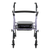 Aspire Flex 6 Adjustable Seat Walker – compact rollator with 6-inch wheels, height-adjustable seat, ergonomic brakes, and under-seat storage.