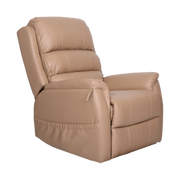 Aspire Oregon Lift Recliner Chair with dual motor and padded fabric in Charcoal, ideal for mobility support and daily comfort.