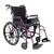 Aspire VIDA X Folding Wheelchair with adjustable armrests, swing-away leg rests, and large self-propelling rear wheels in a charcoal aluminium frame.
