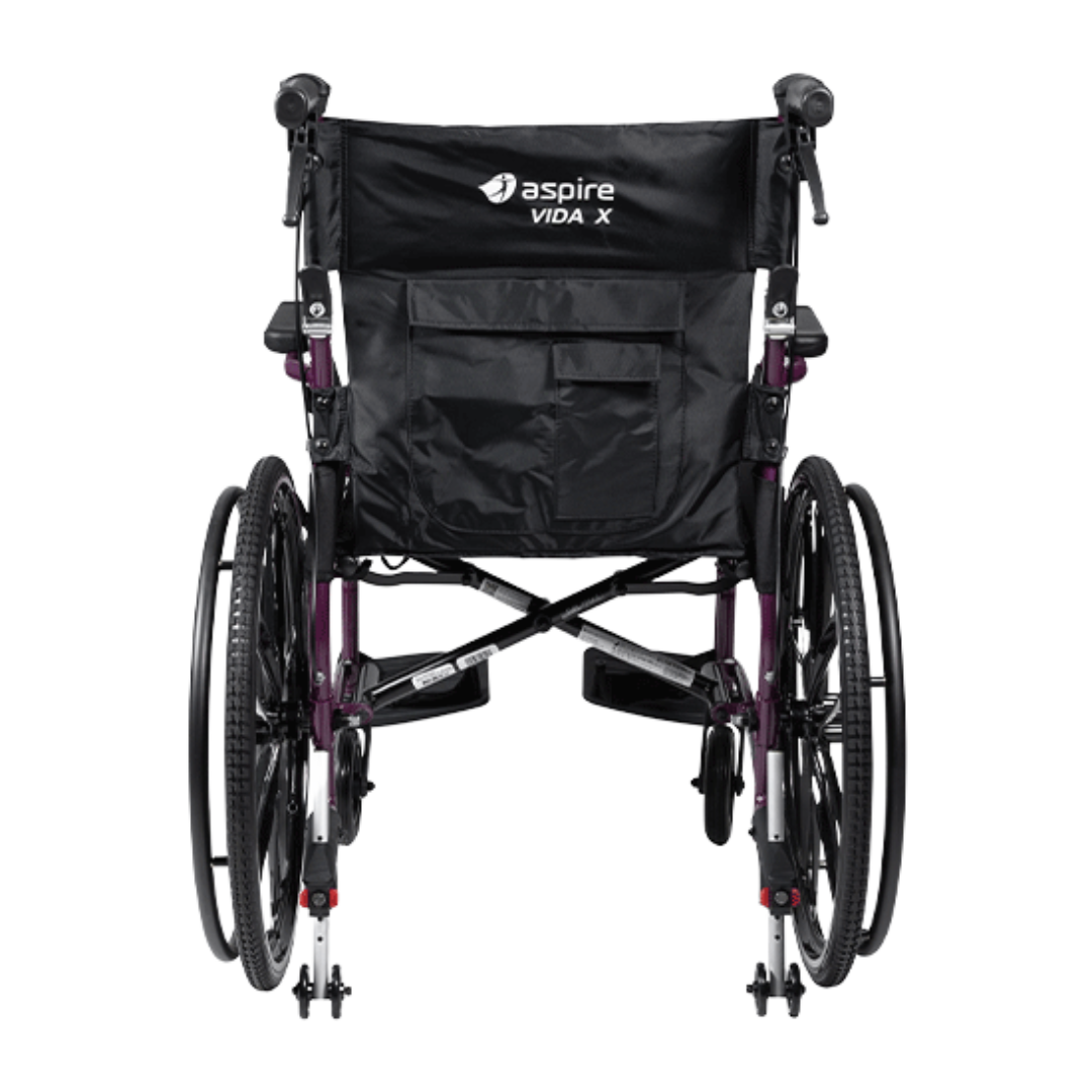 Aspire Vida X Folding Wheelchair Ultra-Lightweight 22