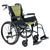 Aspire Vida Folding Manual Wheelchair with attendant brakes, swing-away footrests, and padded seat for caregiver-assisted mobility.