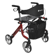 Aspire Vogue Lightweight 2 Seat Aluminium Red