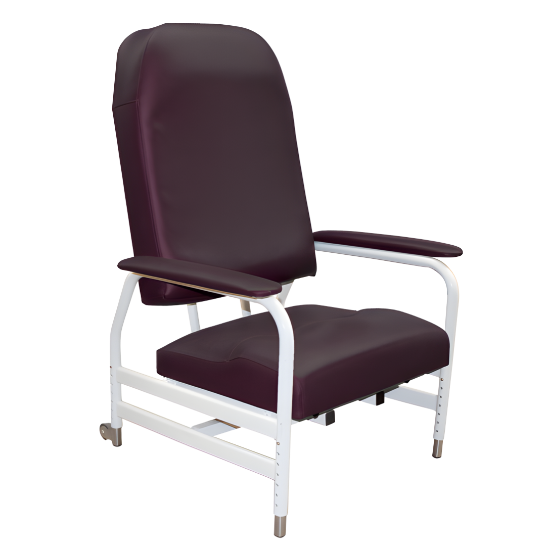 Aspire Adjustable High Back Day Chair Maxi Bariatric variant, reinforced for larger users, offering supportive seating comfort in aged care and rehabilitation.