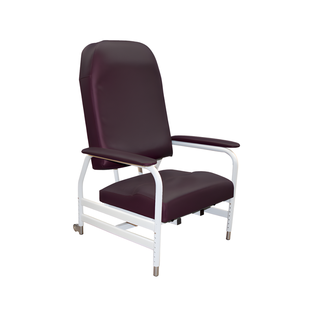 Aspire Adjustable High Back Day Chair Maxi Bariatric variant, reinforced for larger users, offering supportive seating comfort in aged care and rehabilitation.