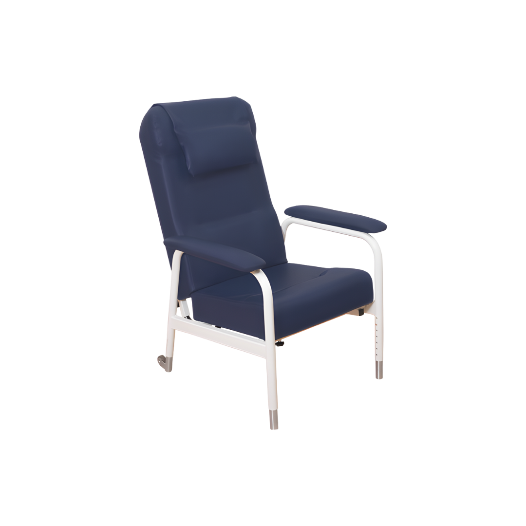 Aspire Adjustable High Back Day Chair Pressure Reducing variant, designed for aged care and rehabilitation, offering supportive seating and skin integrity protection.
