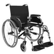 Aspire Assist 2 Wheelchair self-propelled 400mm seat, durable frame, and compact design for comfortable, independent mobility in home and aged care.