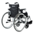 Aspire Assist 3 Folding Manual Wheelchair with black frame, padded seat, and large rear wheels – suitable for self-propelling users.