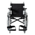Aspire Assist 3 Folding Manual Wheelchair with black frame, padded seat, and large rear wheels – suitable for self-propelling users.