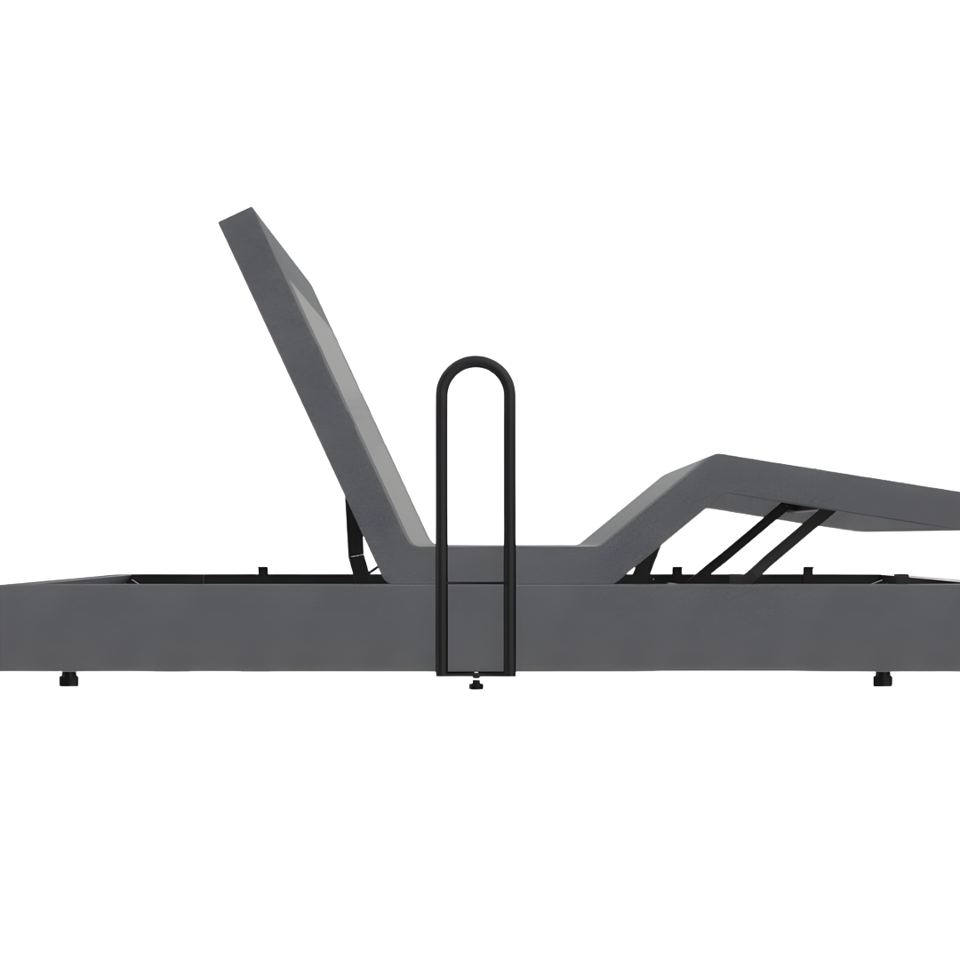 Aspire ComfiMotion Crook Handle Bed Rail offers ergonomic bedside support for safe transfers and repositioning.