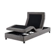 Aspire ComfiMotion Care Bed in King Single size with adjustable head and foot sections for superior comfort and support.
