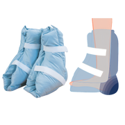 Aspire Heel Protector Pair, soft padded design for pressure relief, supports heel offloading, reduces risk of ulcers, and enhances comfort during recovery.