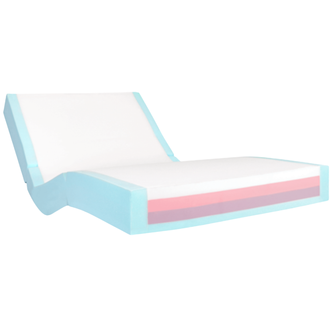 Aspire Lifecomfort Pressure Reducing Mattress in double size, designed to reduce pressure points and provide comfort for aged care and home use.