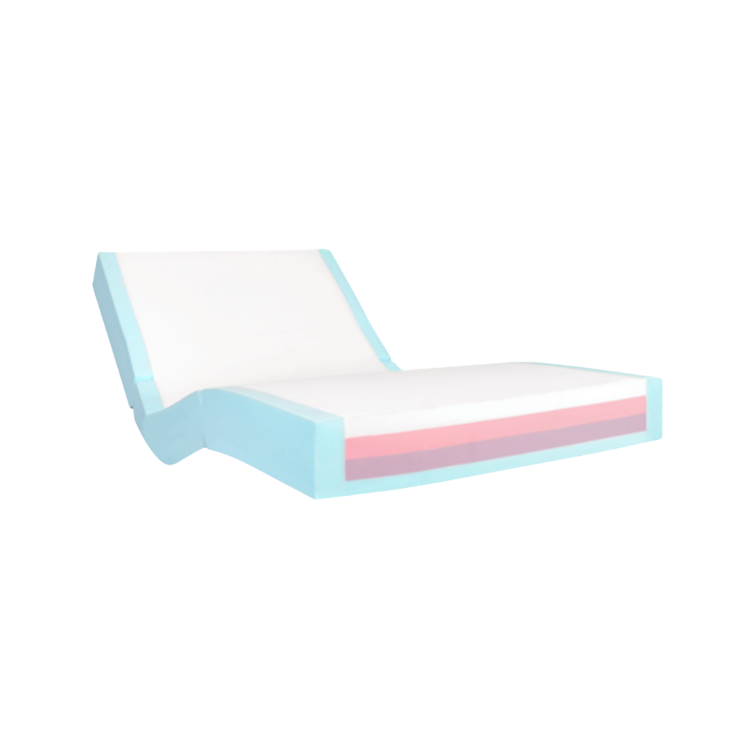 Aspire Lifecomfort Pressure Reducing Mattress in double size, designed to reduce pressure points and provide comfort for aged care and home use.