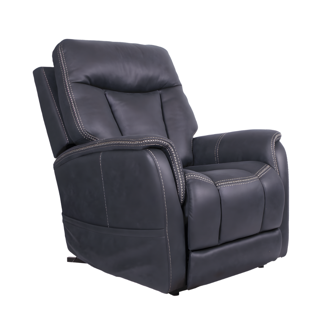 Aspire Monet Dual Action Lift Recline Chair in Canyon Ocean, designed for supportive comfort, independence, and mobility assistance in aged care and home use.