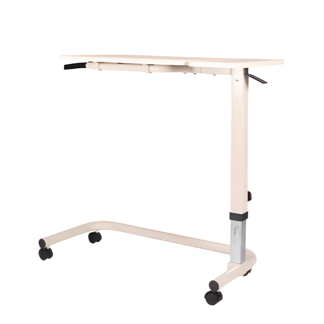 Aspire Over Bed Table Split Top Standard provides adjustable support for meals, reading, and daily activities.