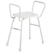 Aspire Premium 175kg Capacity Height-Adjustable Anterior Tilt Seat Shower Stool 