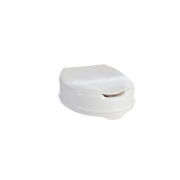 Aspire Toilet Seat Raiser with Lid 50mm/100mm/150mm Height Options 200kg Capacity Universal Fit