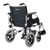 Aspire Transit 3 Folding Ward Wheelchair with black vinyl upholstery, swing-away footrests, and steel frame – ideal for clinical environments.