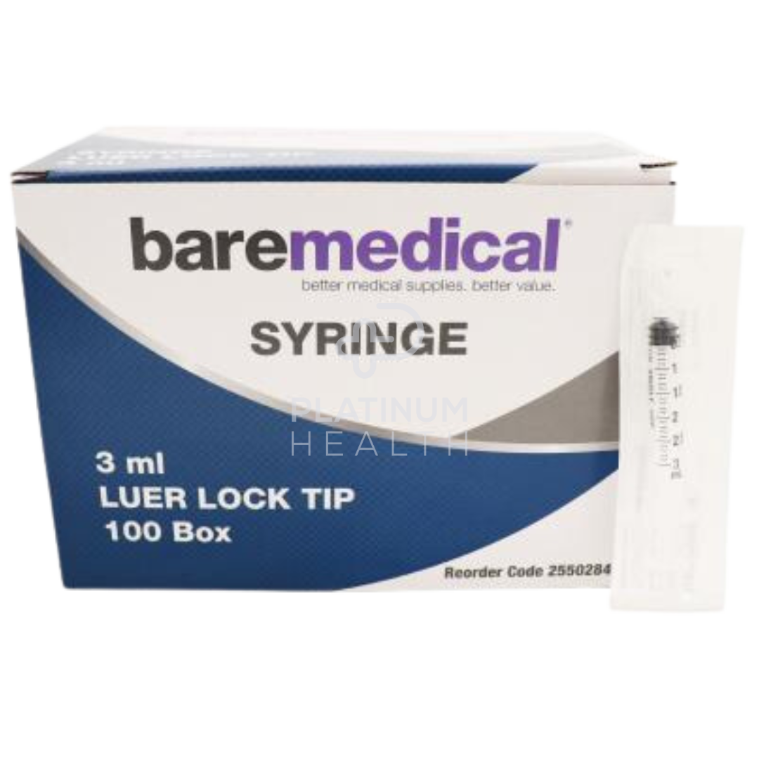 Baremedical Syringe Luer Lock Tip 3ml