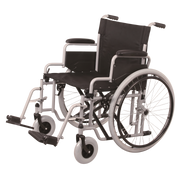 Heavy‑duty Bariatric Wheelchair with 22‑inch seat width, reinforced frame, high weight capacity, designed for comfort, durability, and safe mobility support.