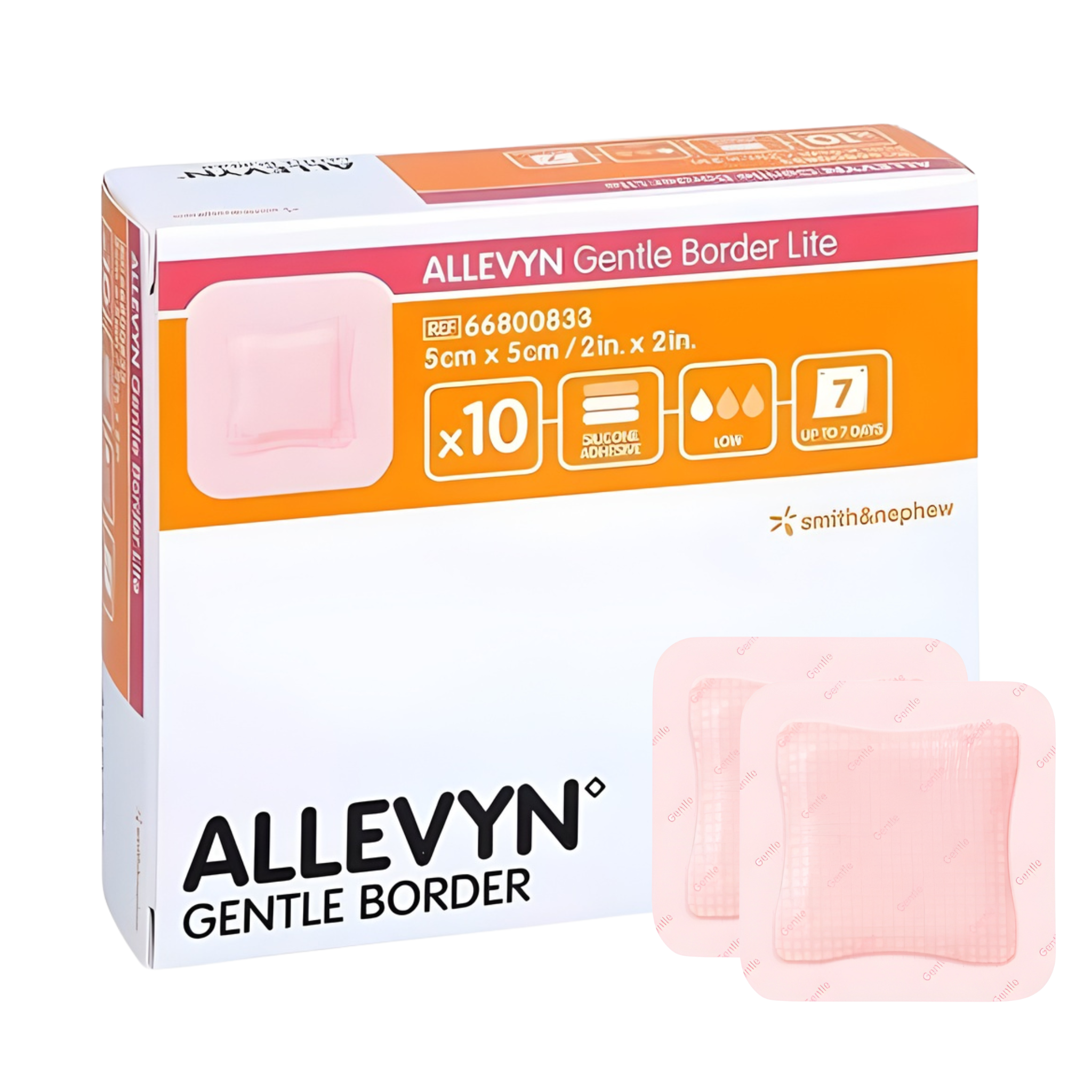 Smith+Nephew Allevyn Gentle Border Lite Hydrocellular Foam Dressing