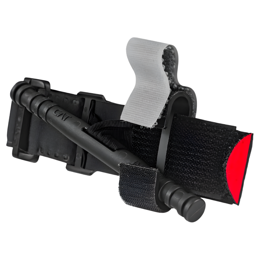 C.A.T Tourniquet G7 1.5 inch emergency bleeding control device with adjustable strap, windlass rod, and buckle for rapid hemorrhage management.