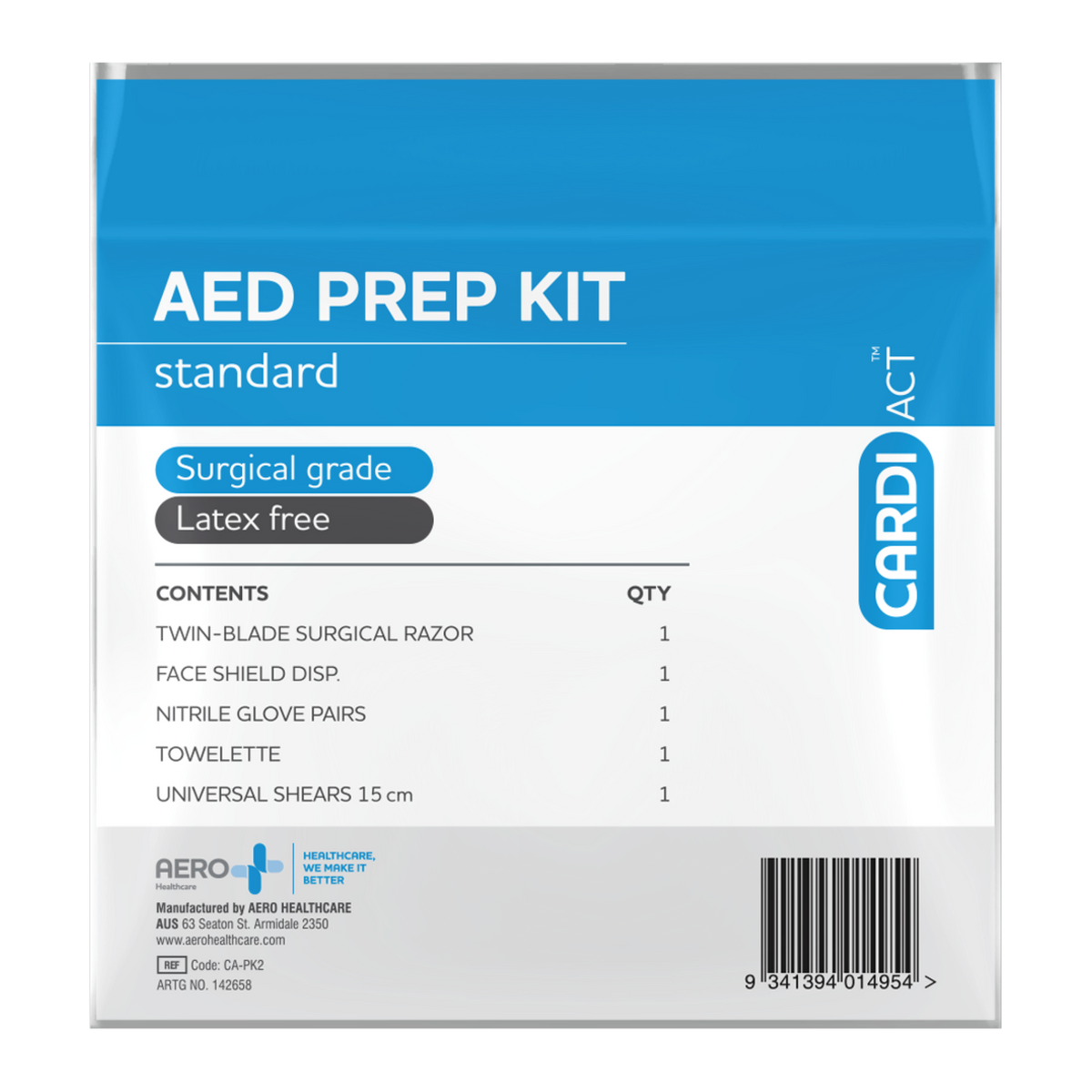 CardiAct CPR Wall Chart 29.7 x 42cm A3