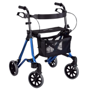 Care Quip Side Fold Coopers Adult Walking Frame with fixed wheels offers stable, foldable mobility support for adults in aged care and daily living.