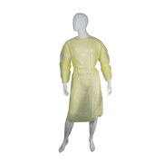 Clinical Level 3 AAMI Non-Sterile Impervious Isolation Gown Elastic Cuffs Oversize