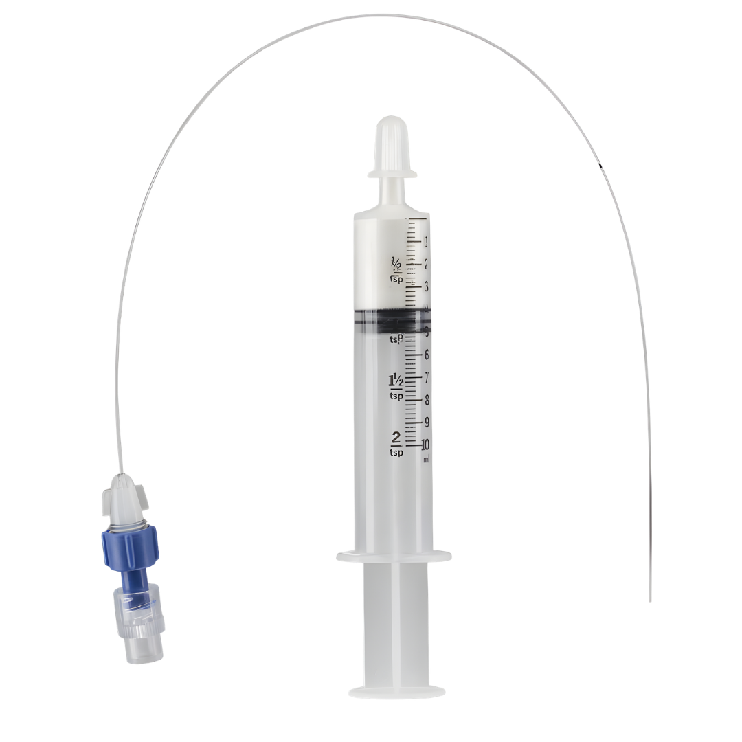 Clog Zapper feeding tube declogging and clearing kit designed to remove blockages, restore flow and ensure safe enteral feeding tube maintenance use