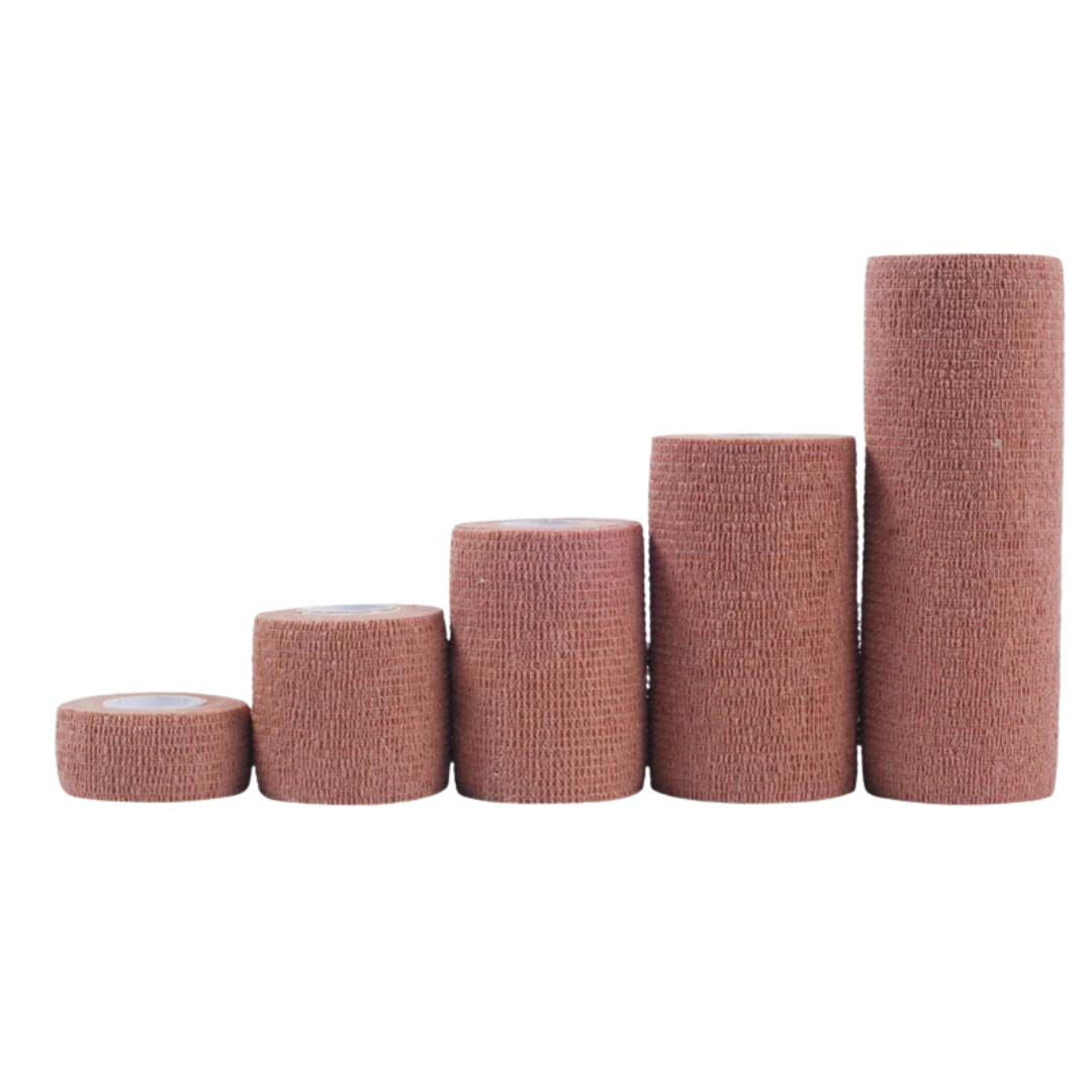 CoWrap Cohesive Bandage in multiple sizes provides secure, flexible compression and support for wound care, sprains, strains, and everyday first aid needs.