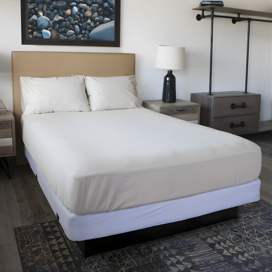 Conni Mattress Protector in Single, Double, King Single, Queen and King sizes provides discreet, washable waterproof bedding protection for comfort and dignity.