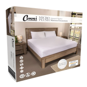 Conni Micro-Plush Waterproof Mattress Encasement in Single, Double, King Single, Queen and King sizes offers soft, washable full mattress coverage and protection.