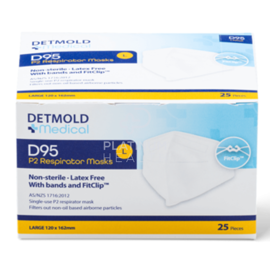 Detmold D95 P2 Respirator with FitClip