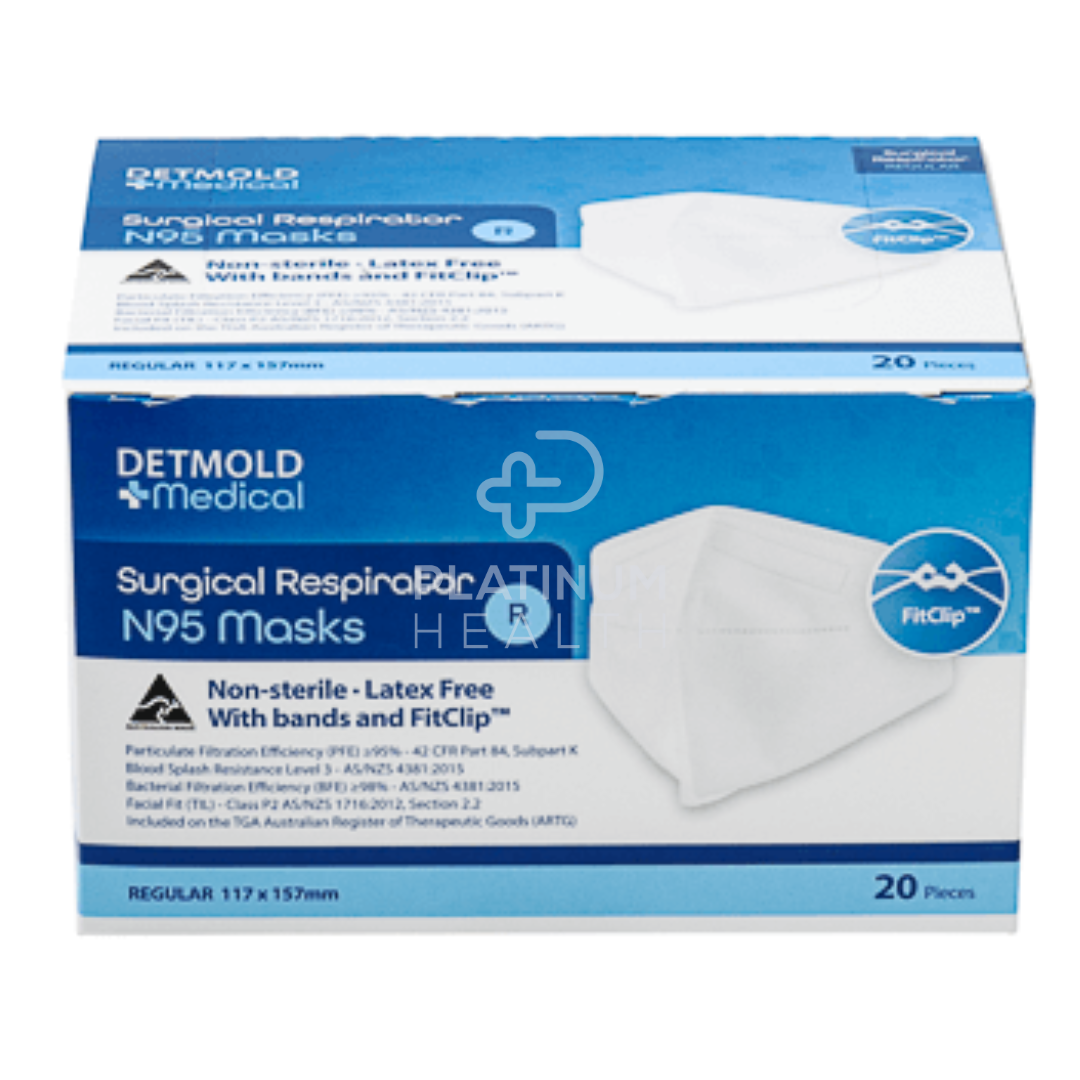 Detmold N95 Surgical Respirator with Fitclip