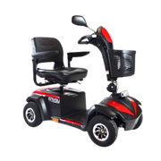 Drive Medical Envoy 4 Plus mobility scooter, robust 4‑wheel design, long‑range battery, comfortable seat, supports safe travel and independent daily mobility.