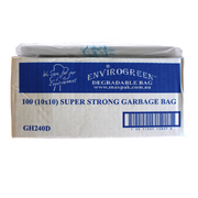 Envirogreen 240L degradable bag, extra‑large eco‑friendly bin liner with strong seams, durable design for wheelie bins and sustainable waste disposal.